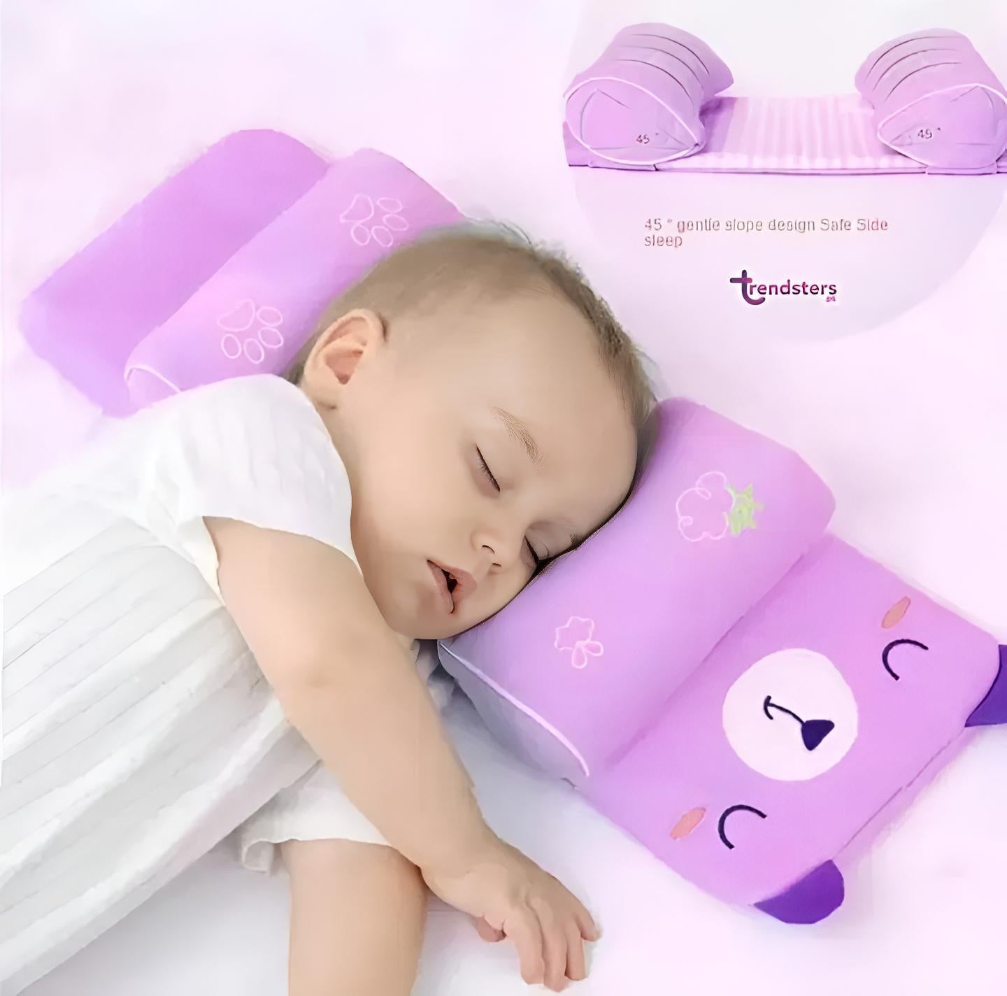 Adjustable Baby Sleeping Support Pillow Anti Roll