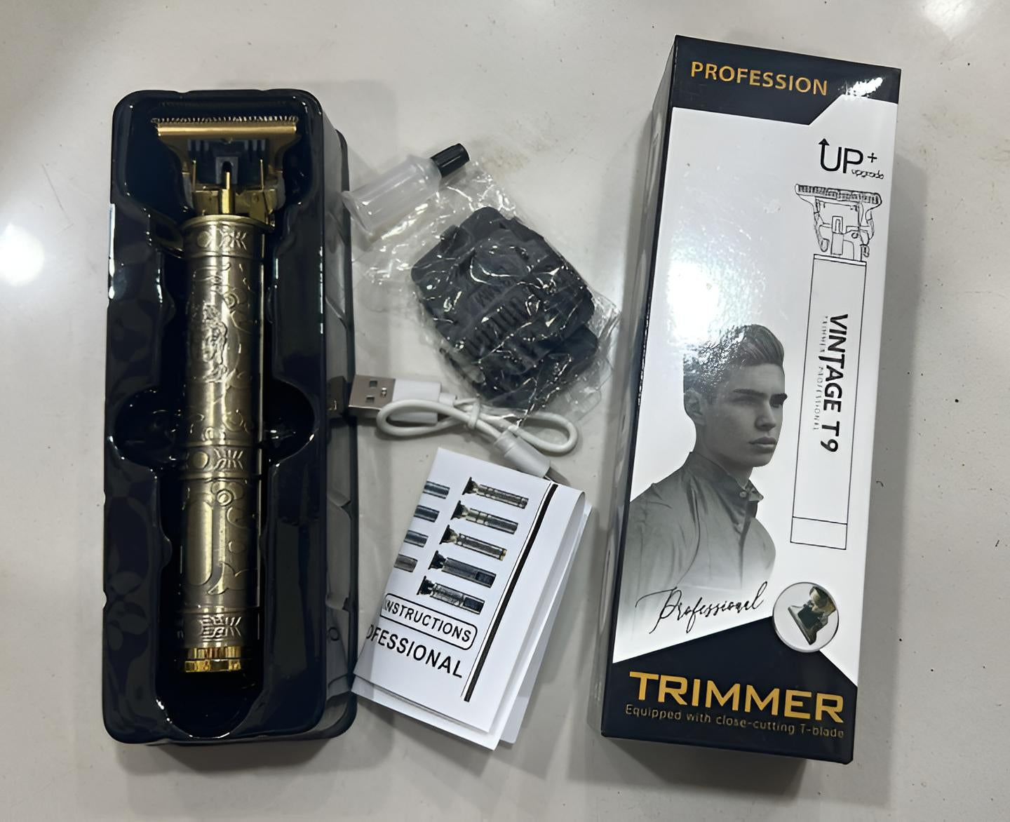 Vintage T9 Metal Body Hair Trimmer for Men