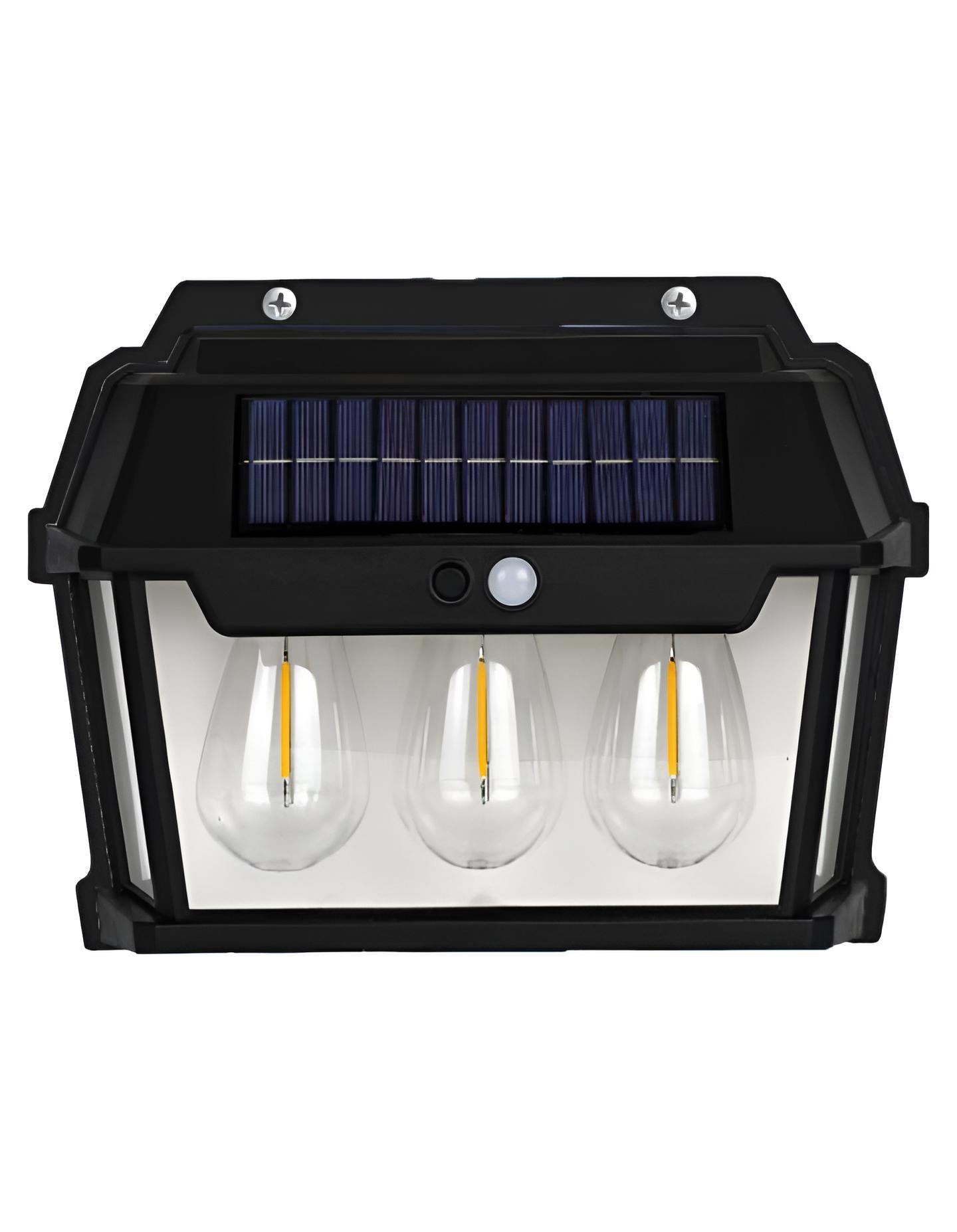 Solar Interaction Wall Lamp Outdoor Motion Sensor Light Solar Powered LED Wall Light Waterproof