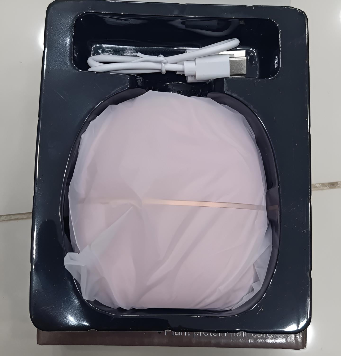 Mini Hair Straightening Comb Wireless Charging Portable