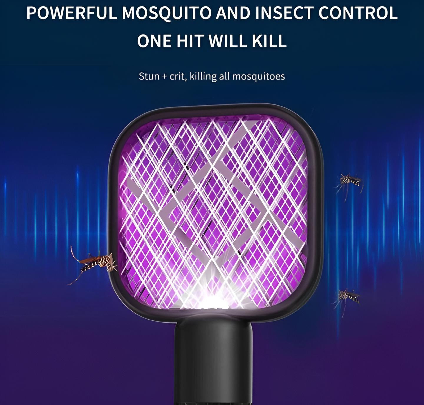 Electric Mini USB Mosquito Killer Racquet Lamp Wireless Night Bulb Effective Insect Catcher