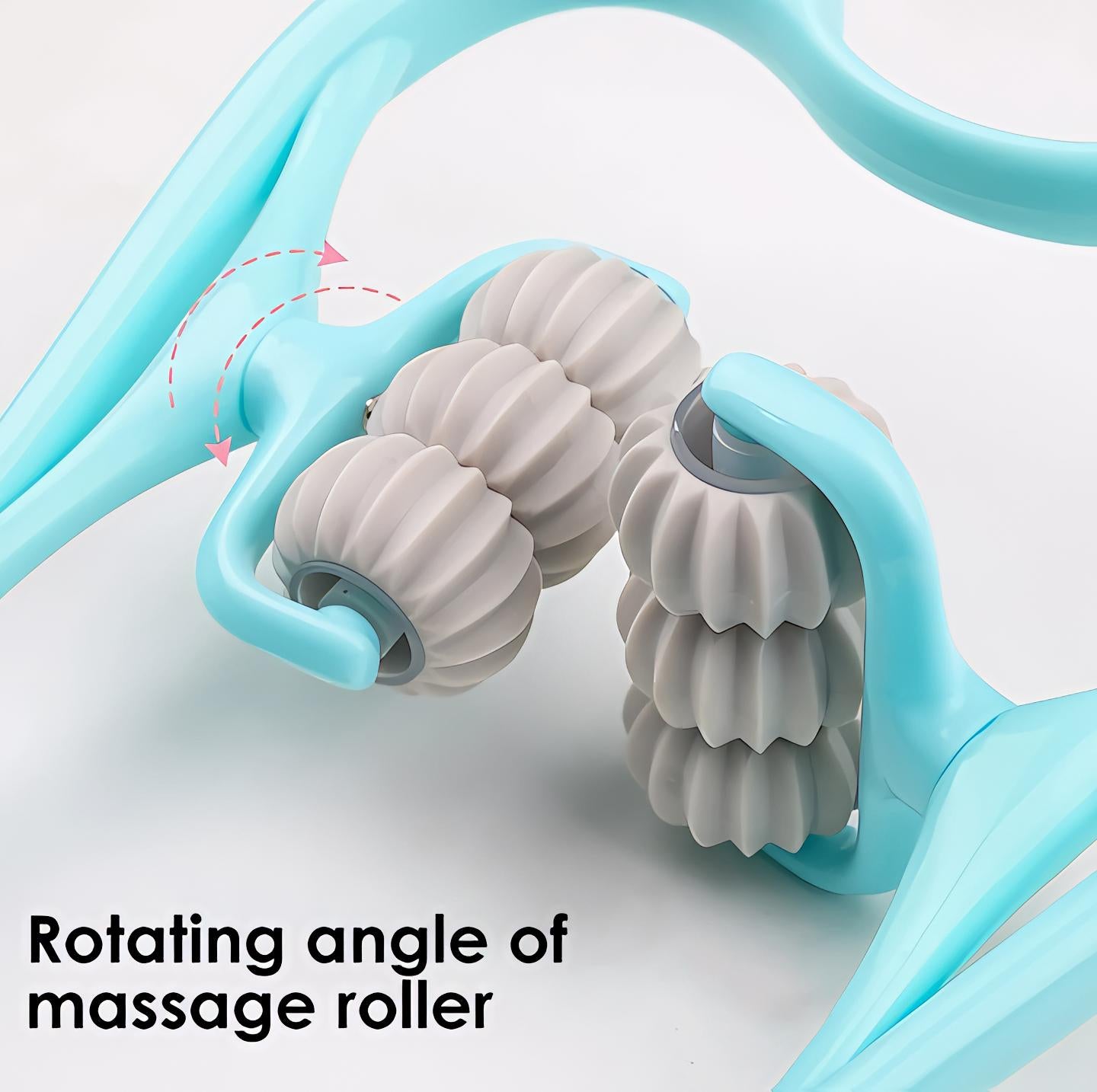 6-Wheel Neck & Spine Massager | Deep Tissue