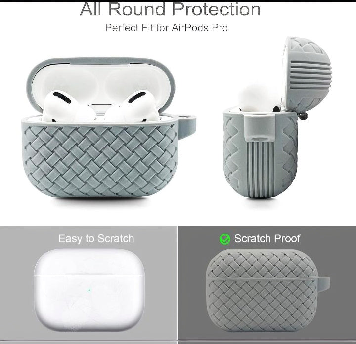 Silicone Breathable Braided Case Cover - Soft TPU