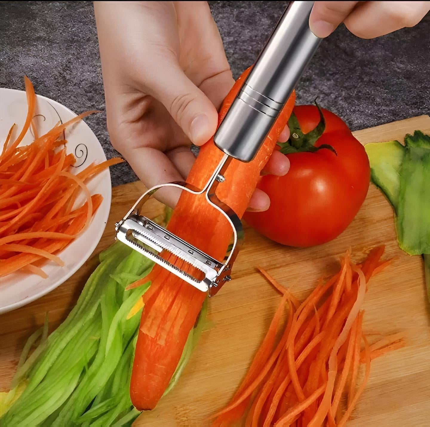 Stainless Steel Multi Peeler Ergonomic Fruit and Vegetable