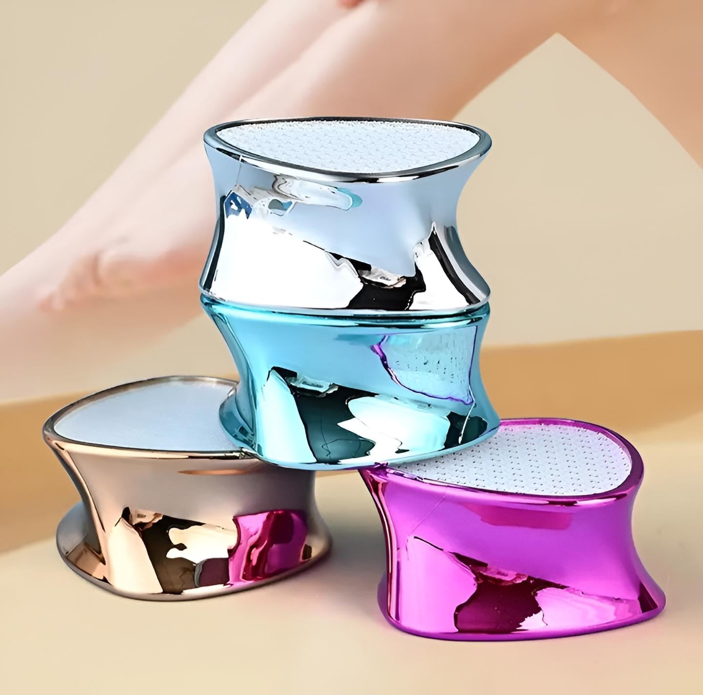 Crystal Glass Pedicure Rasp | Foot File Grinder | Callus Remover | Portable Mini Beauty Epilator (Random Color)