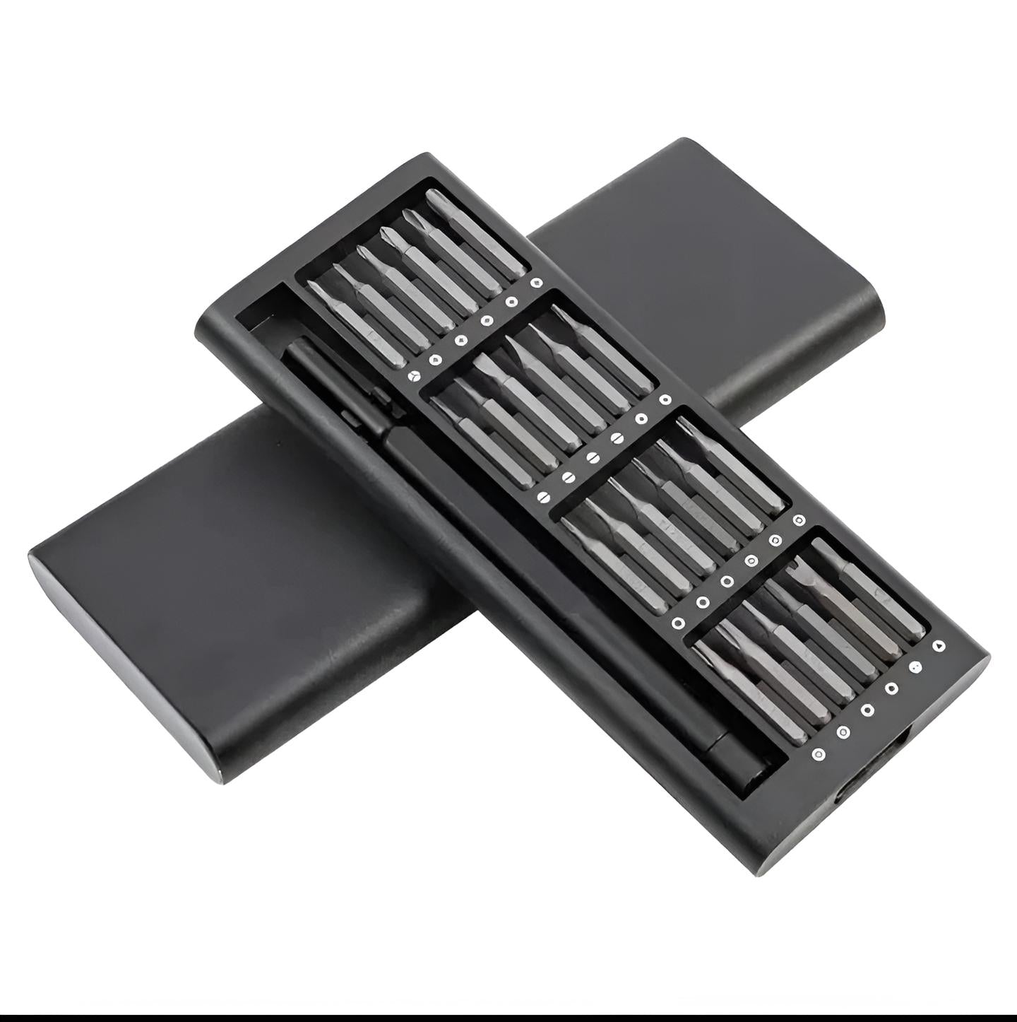 24-in-1 Precision Screwdriver Set - Pocket-Sized Magnetic Repair Toolkit with Slider Housing