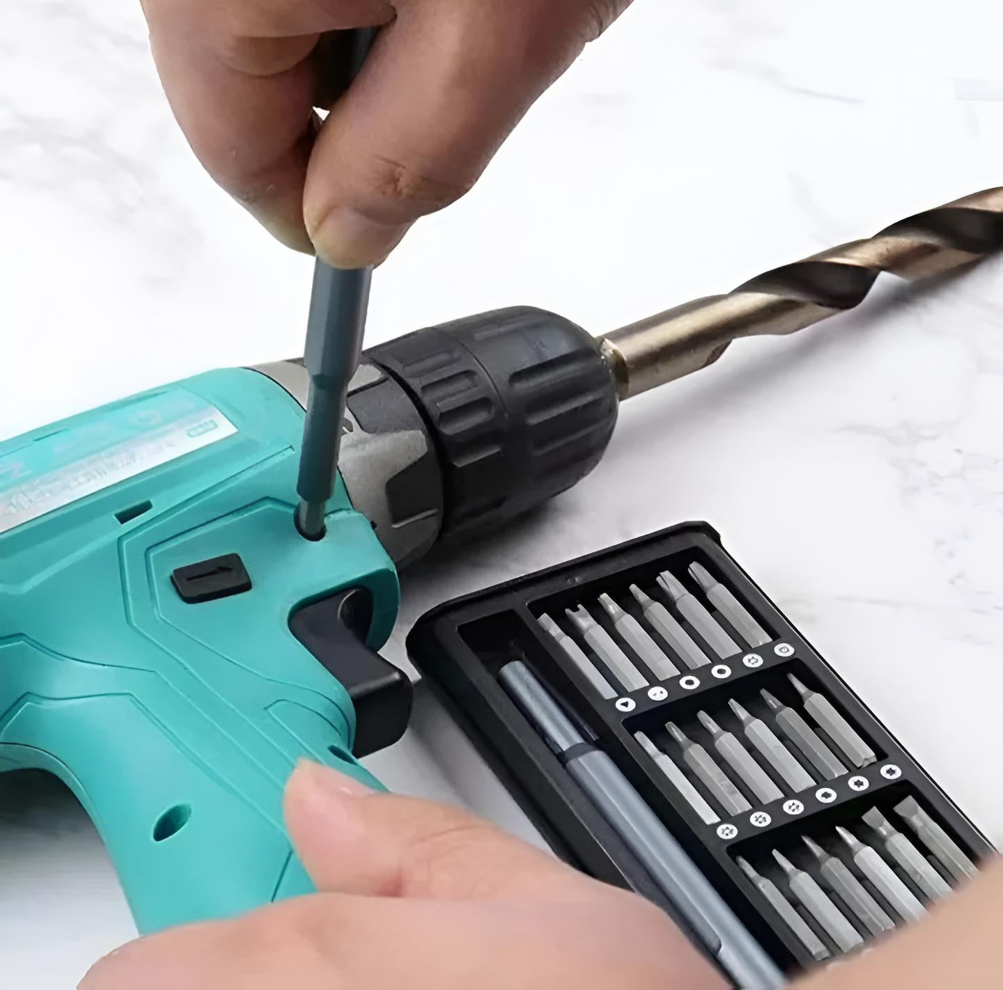 24-in-1 Precision Screwdriver Set - Pocket-Sized Magnetic Repair Toolkit with Slider Housing
