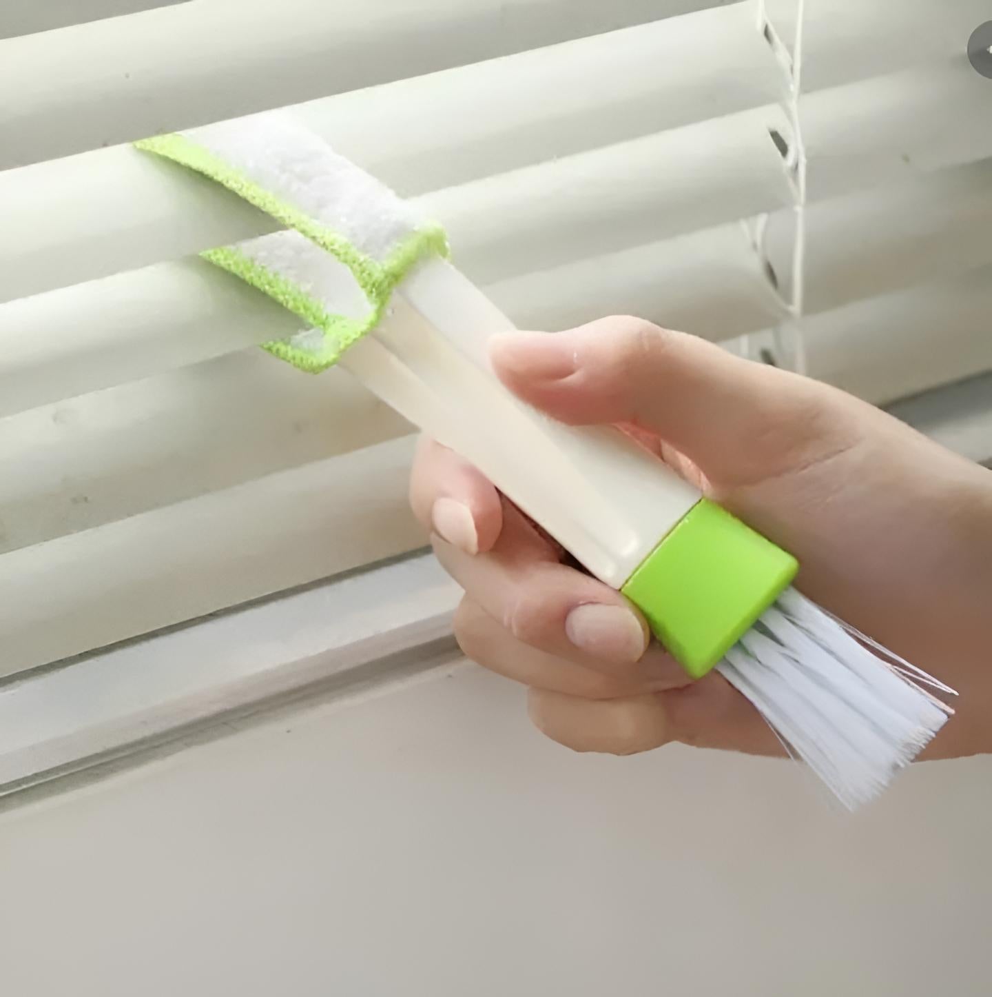 2-in-1 Car Air Conditioning Vent Cleaning Brush - Multi-functional Microfiber Detailing Tool
