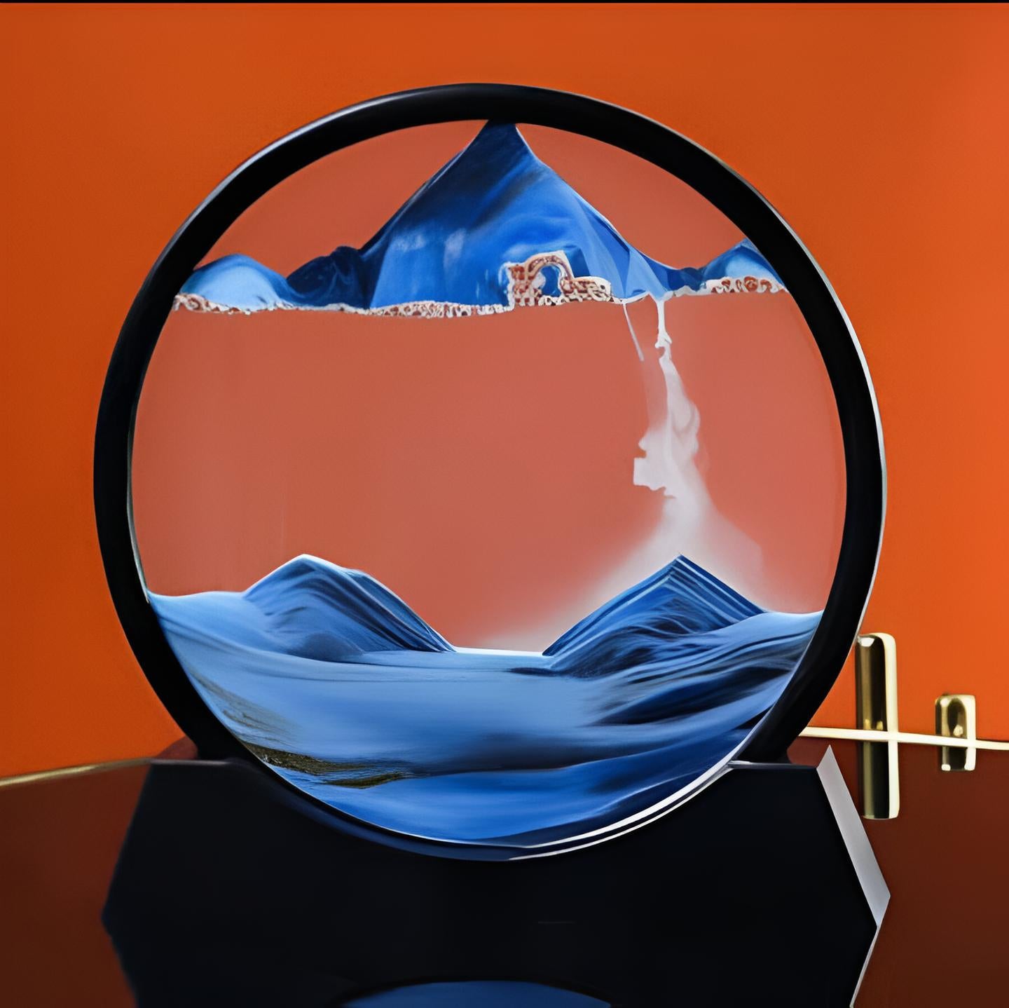 3D Moving Sand Art Lamp With Stand | Sand Lamp For Room