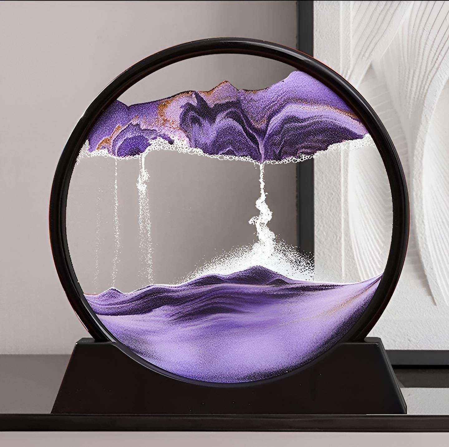 3D Moving Sand Art Lamp With Stand | Sand Lamp For Room