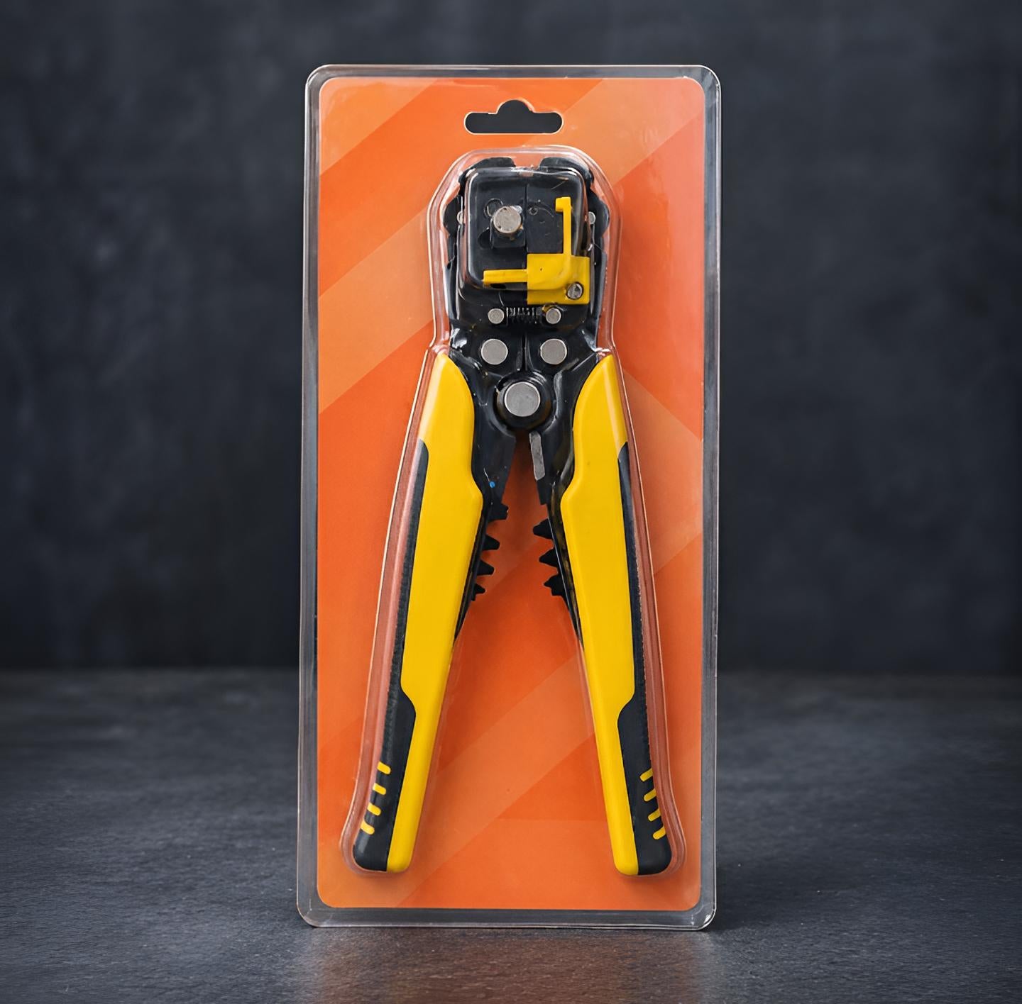 Self-Adjusting Multifunctional Wire Stripper & Crimper Heavy Duty Automatic Stripping Pliers for 10-24 AWG Wire