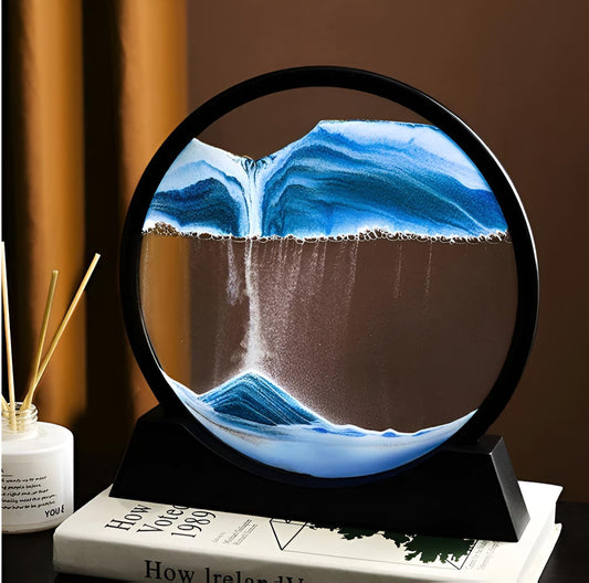 3D Moving Sand Art Lamp With Stand | Sand Lamp For Room