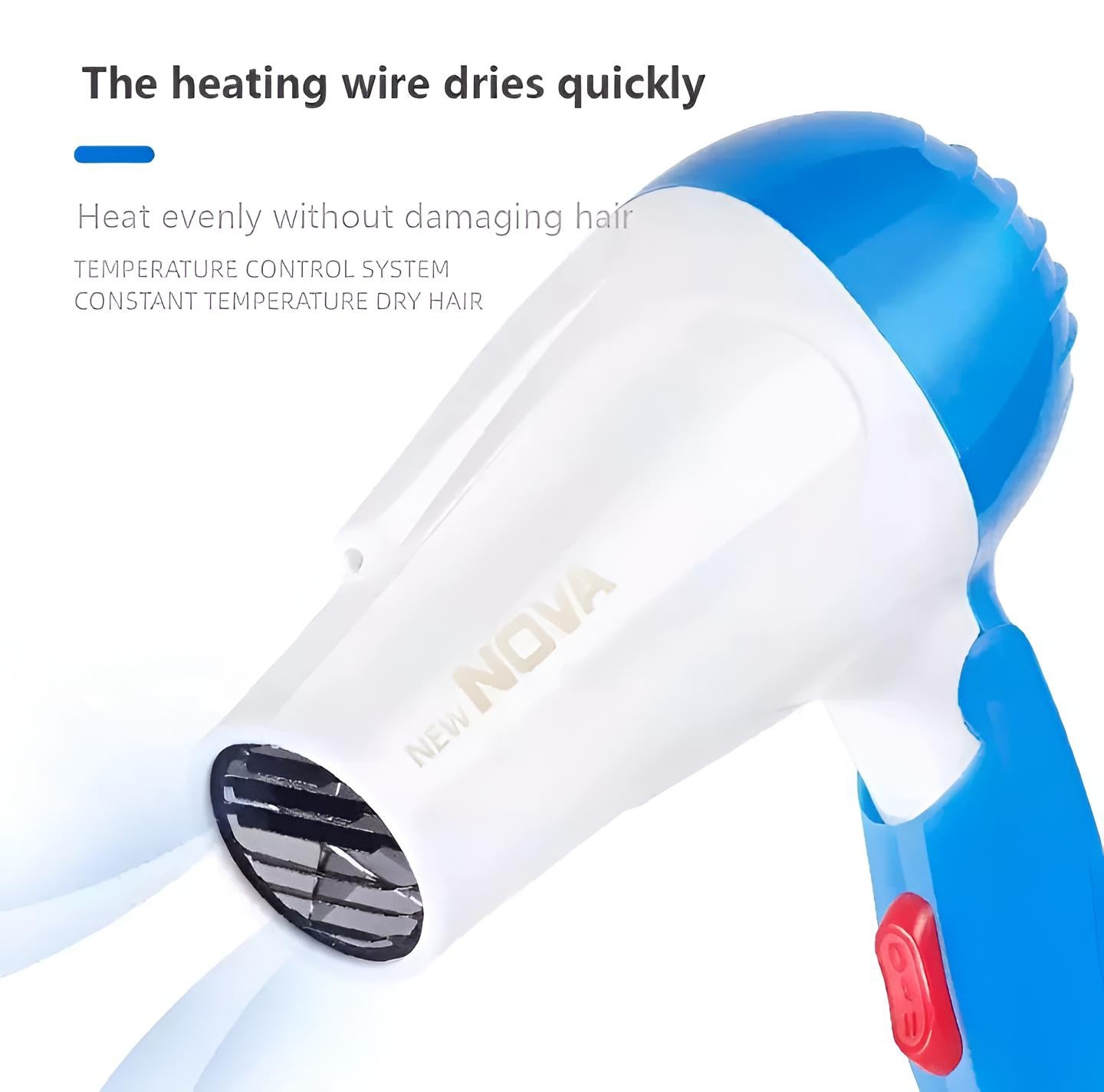 Nova Professional Mini Foldable Hair Dryer