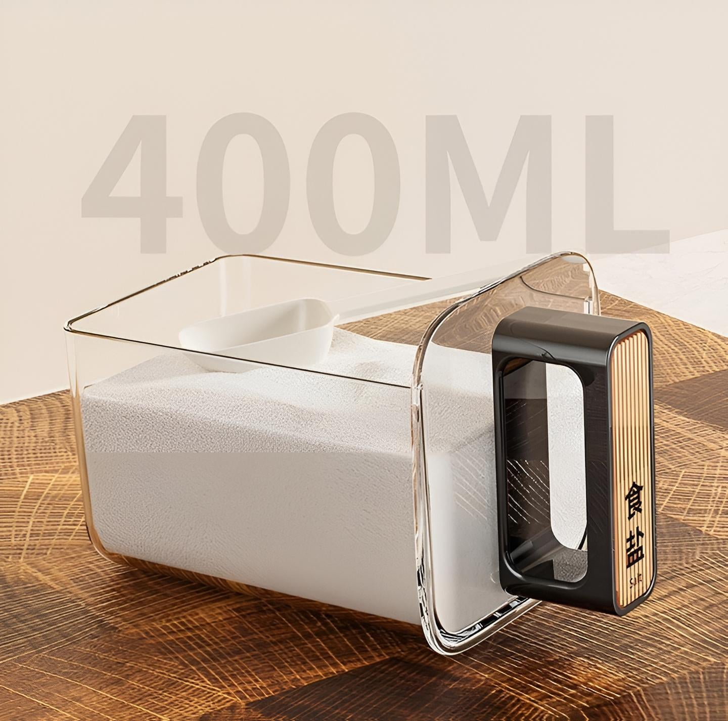 Wall Mounted Seasoning Box Condiment Containers Space Saving Storage Durable Transparent Kitchen Organizer